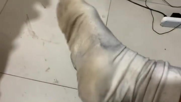 Dirty shoes and socks - video 2
