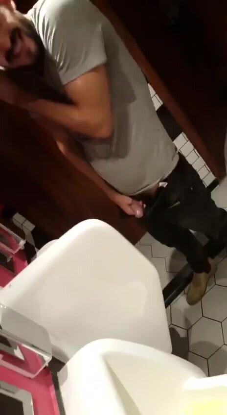 Hot straight guy pissing with friends
