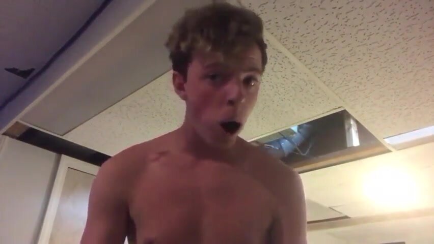 Hot Teen Stuffing Socks in his mouth