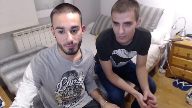 handsome couple on cam