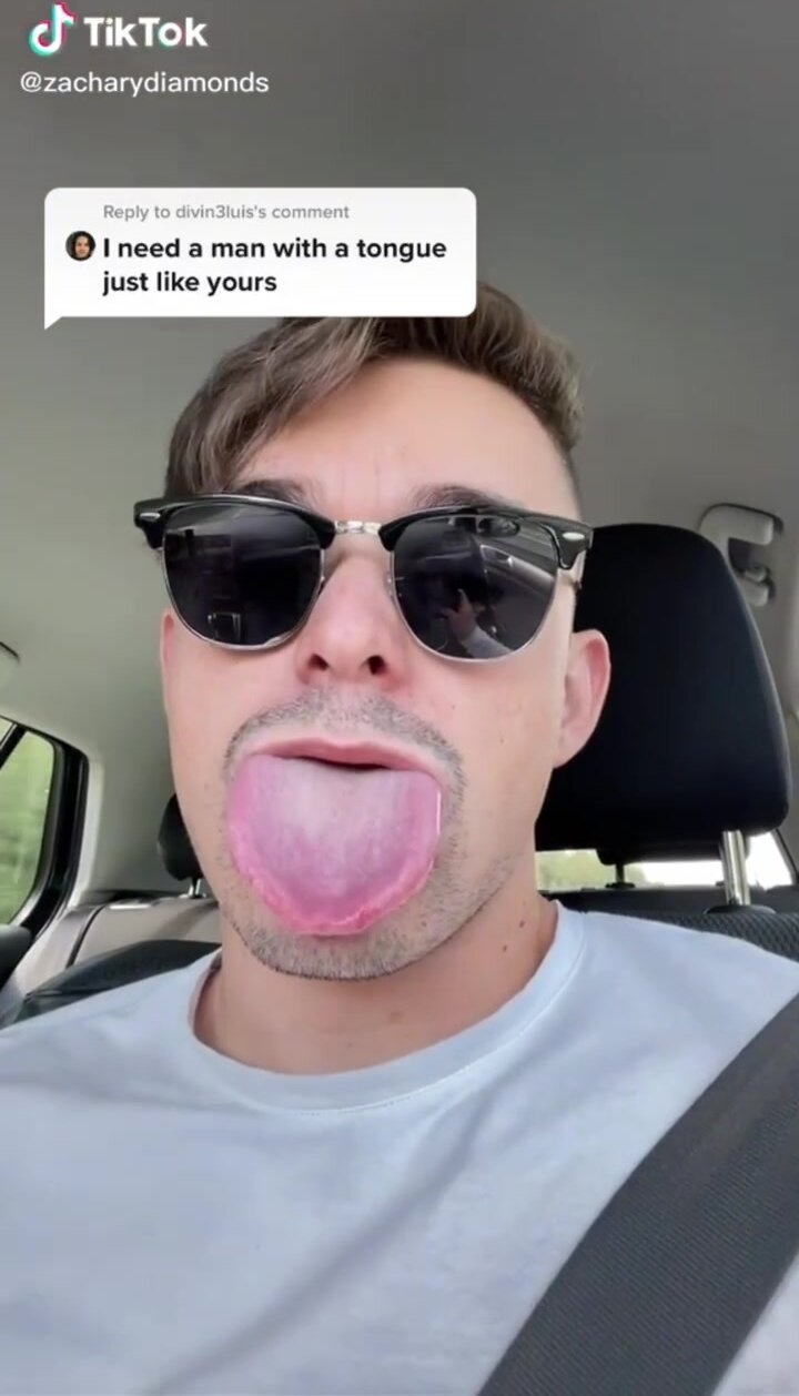 Canadian Guy With Huge Tongue