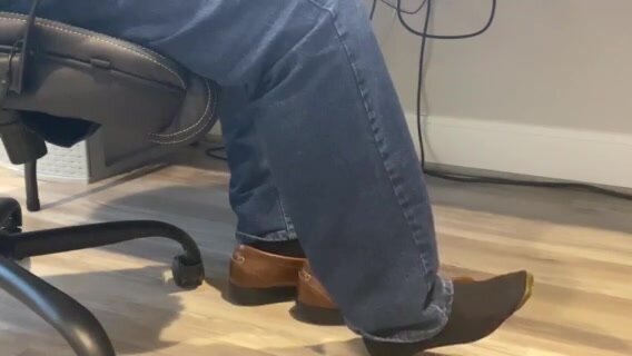 Shoeplay Under Desk