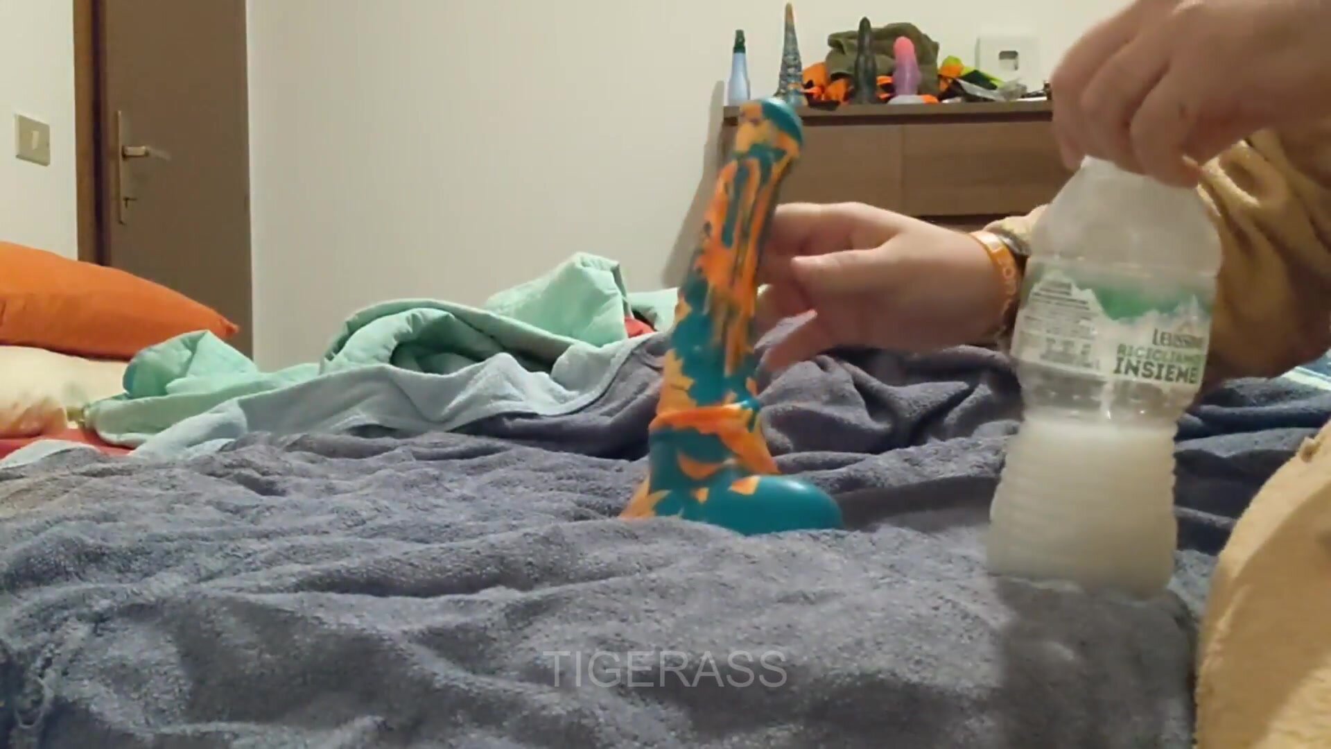 My boyfriend used a BD horse dildo