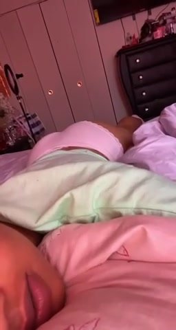 Sexy Pink Panties Farts In Bed