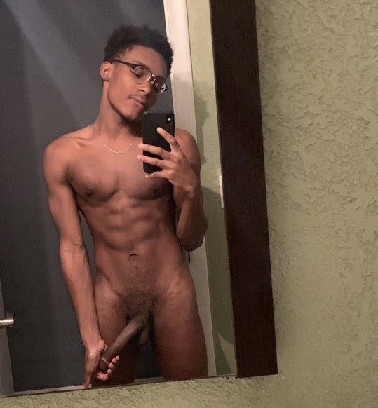 Young Black cutie teases teen cock