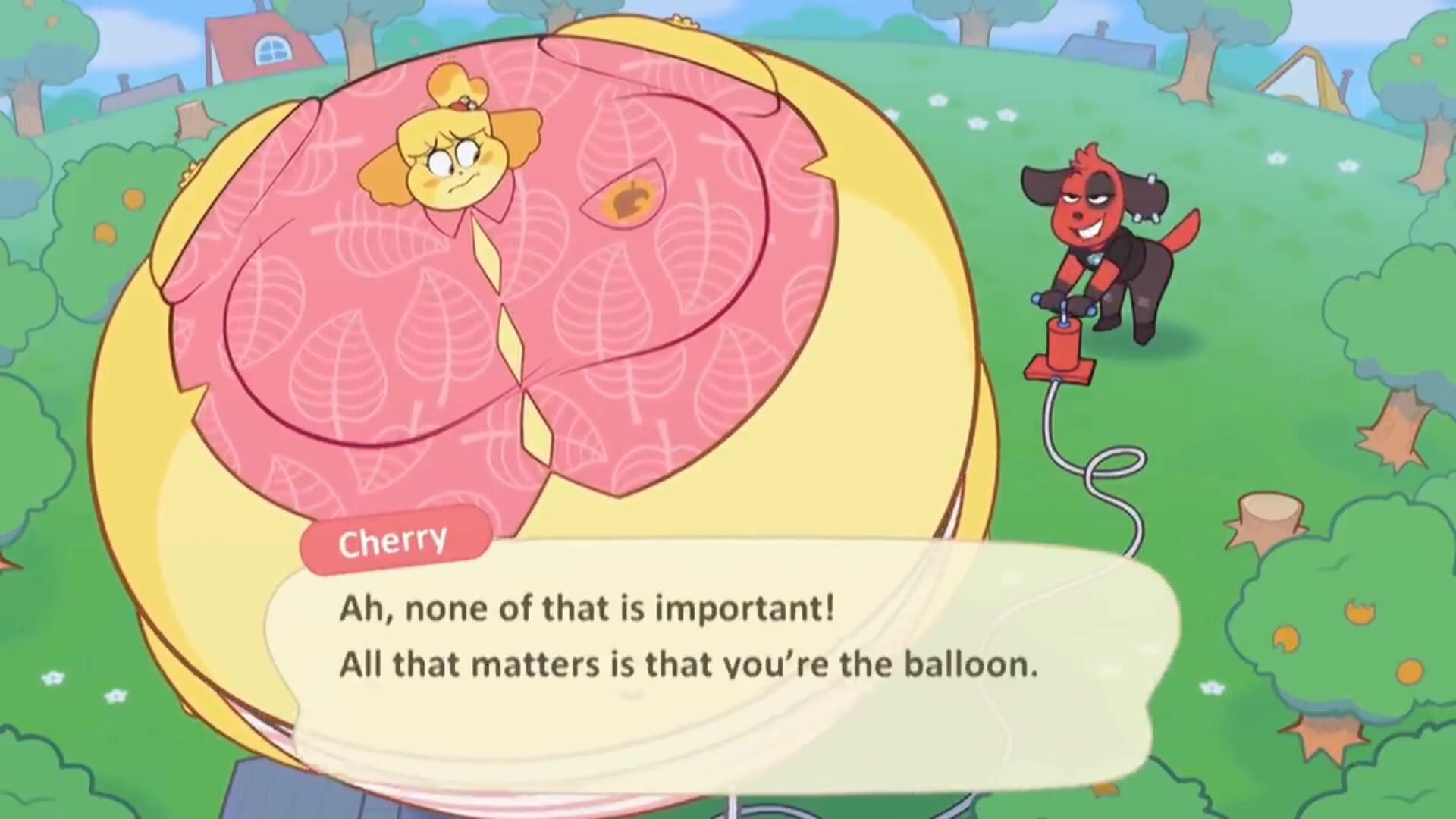 Isabelle is a Balloon [sound edit with voice acting]