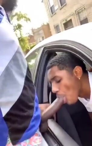 Getting head while his friends are in the backseat