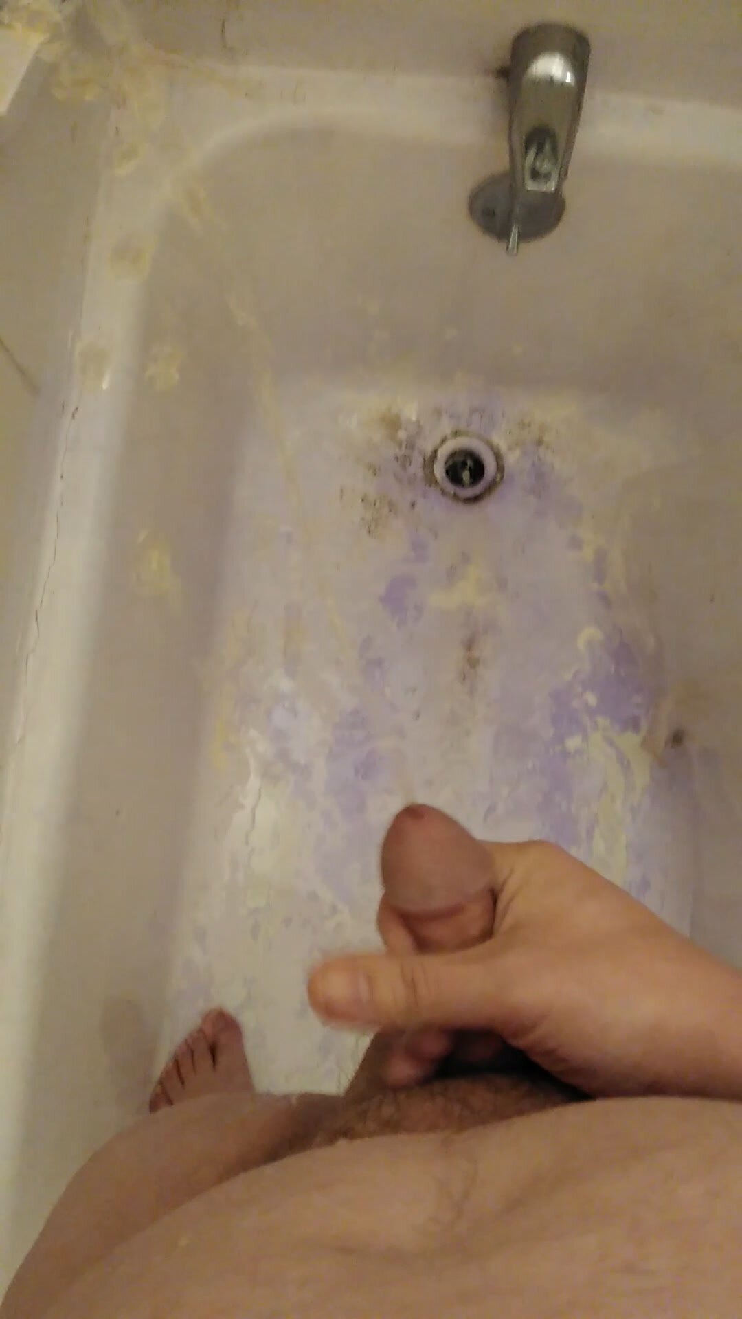 Pissing and cumming before my shower