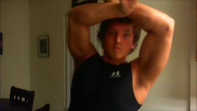 Ripped Young Muscle in Underarmour