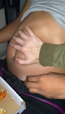 Full pizza belly bloat