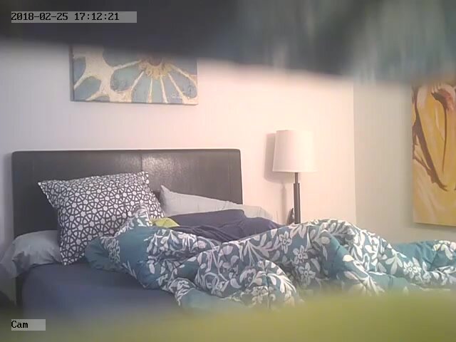 Bedroom hidden camera masturbation 3