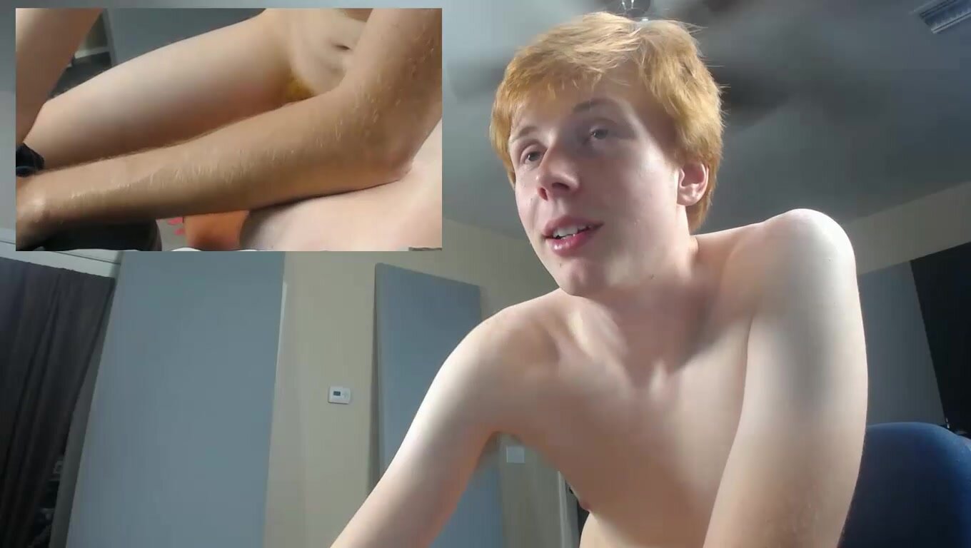 redhead boy Shane cums for you