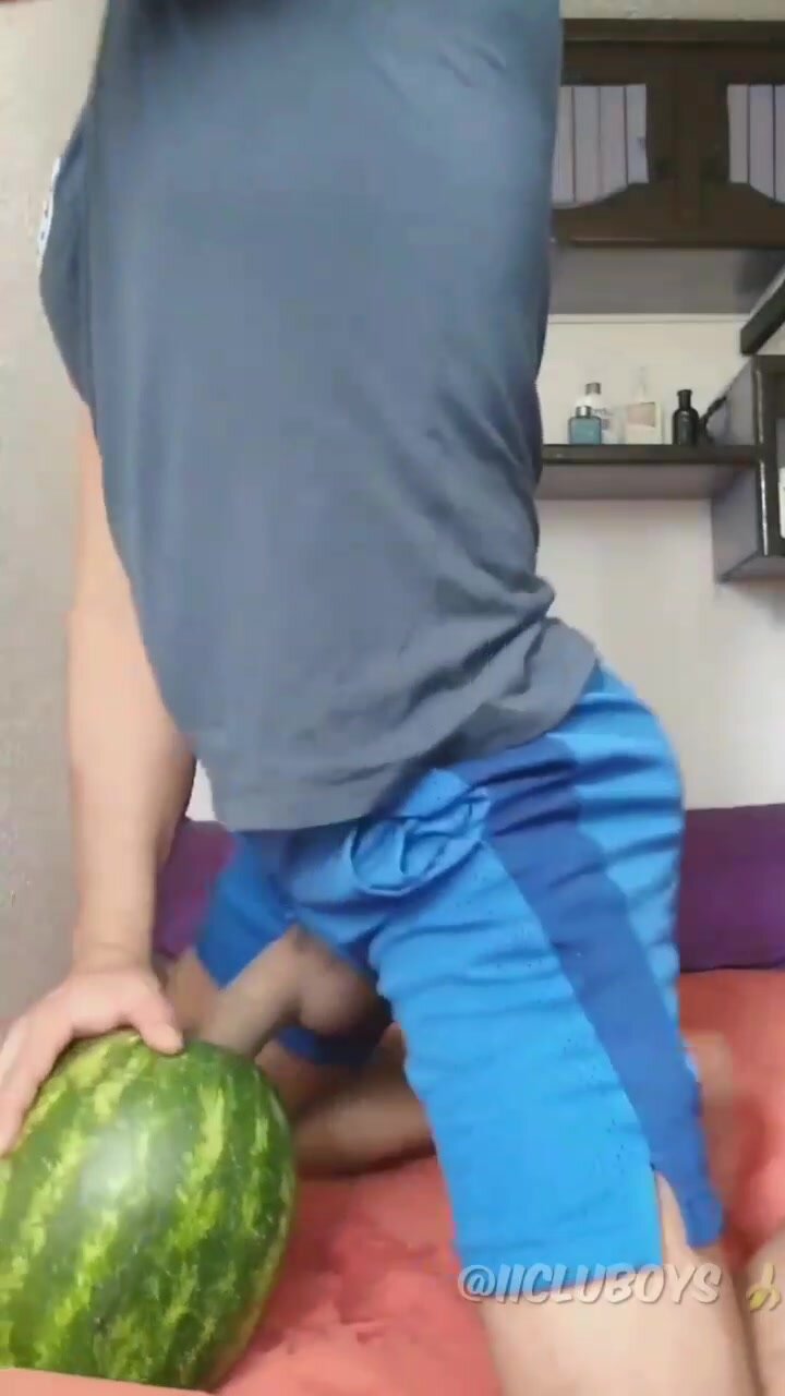 man fuck watermelon