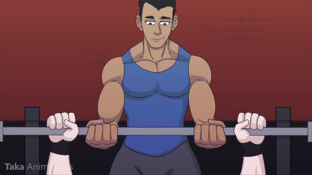Taka muscle growth animations