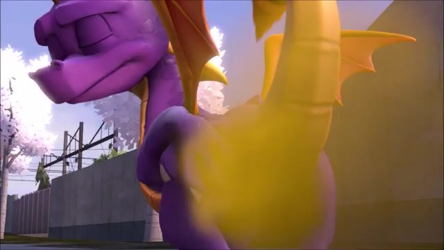 Spyro rips wet ones