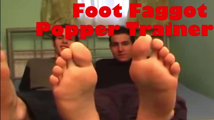 Foot faggot popper training