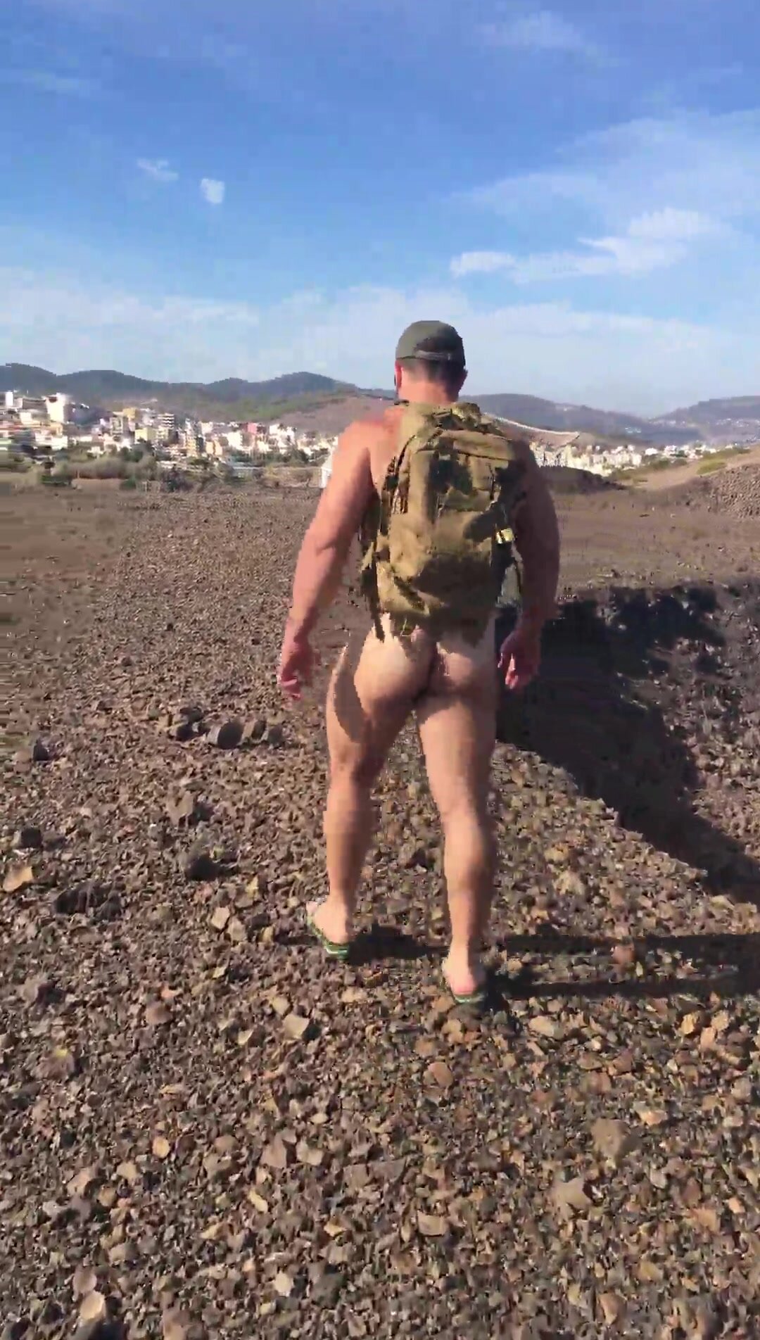 nude backpacking