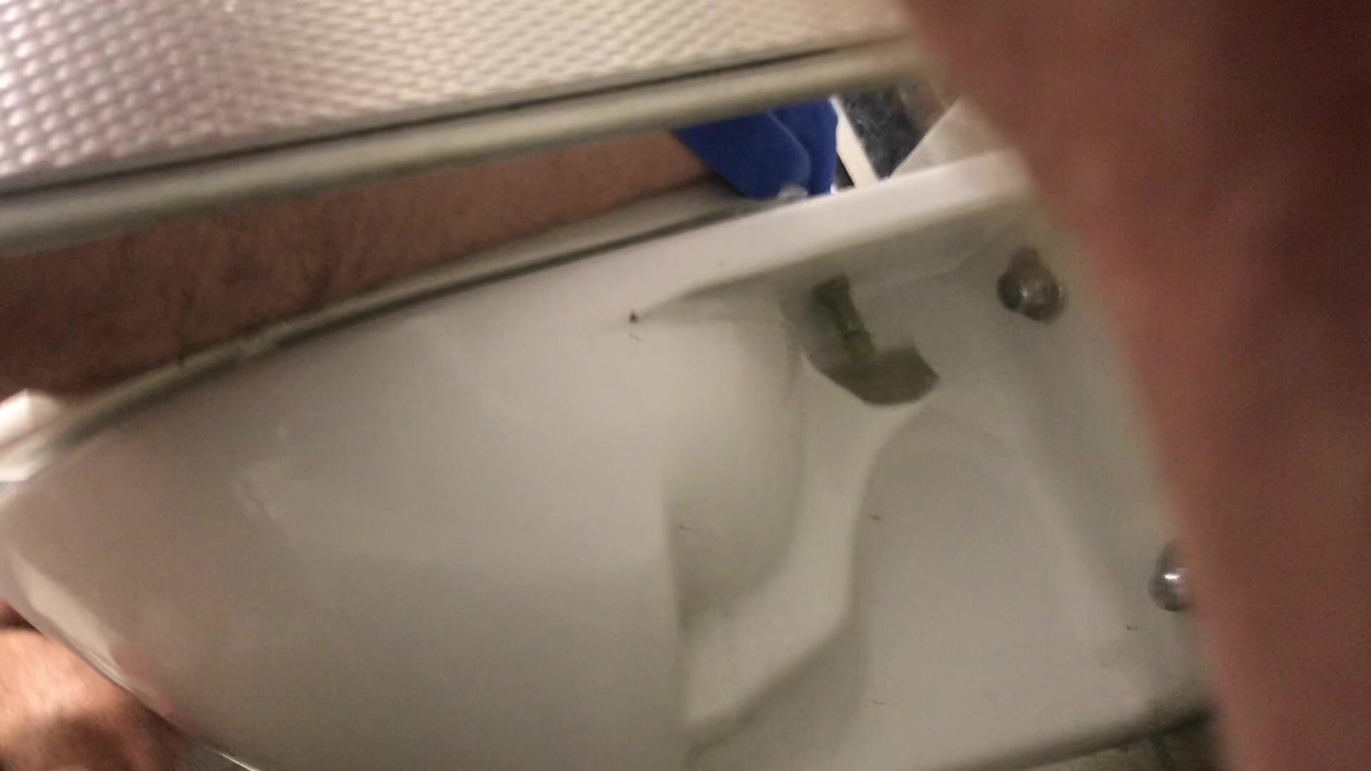 Part 1 Hairy Beefy Guy Caught Jerking Airport Mensroom