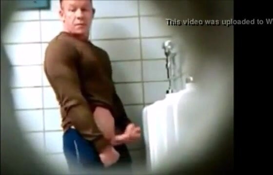 Daddy Jerk in Restroom