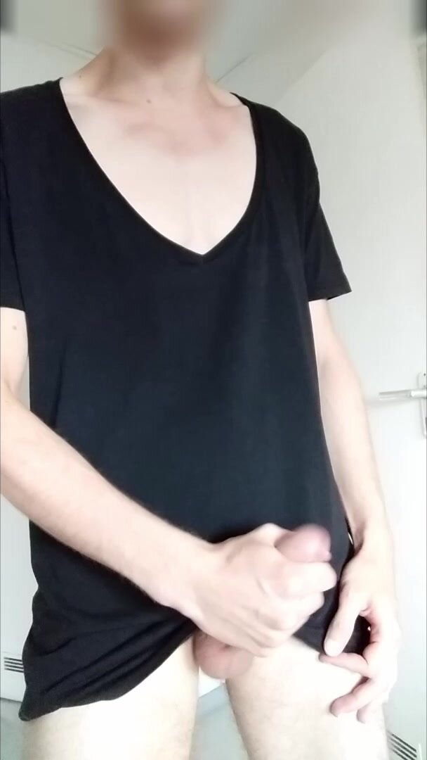 sexy twink strokes his cute cock