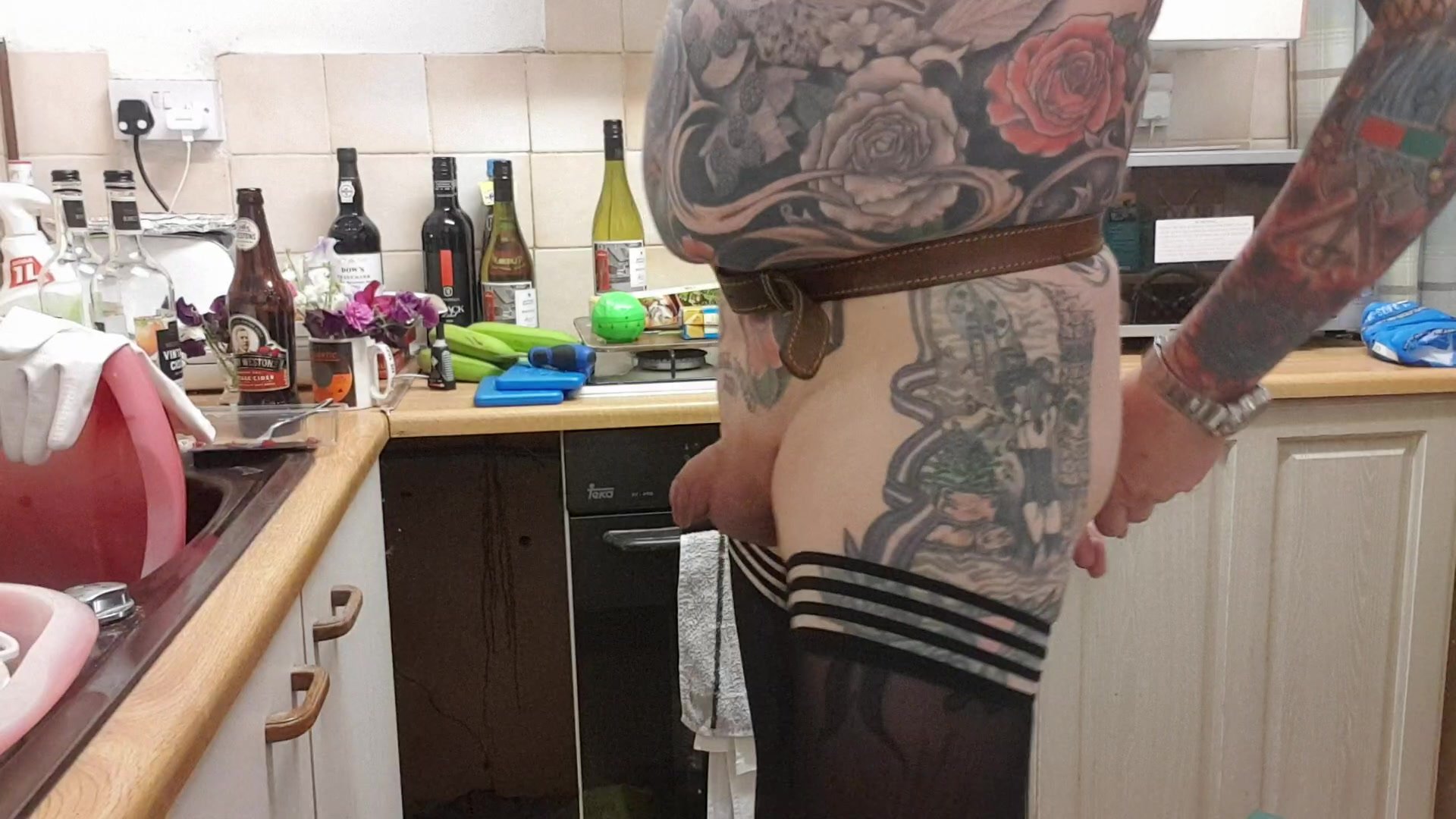 Pissing in my kitchen