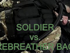 Soldier vs rebreather bag