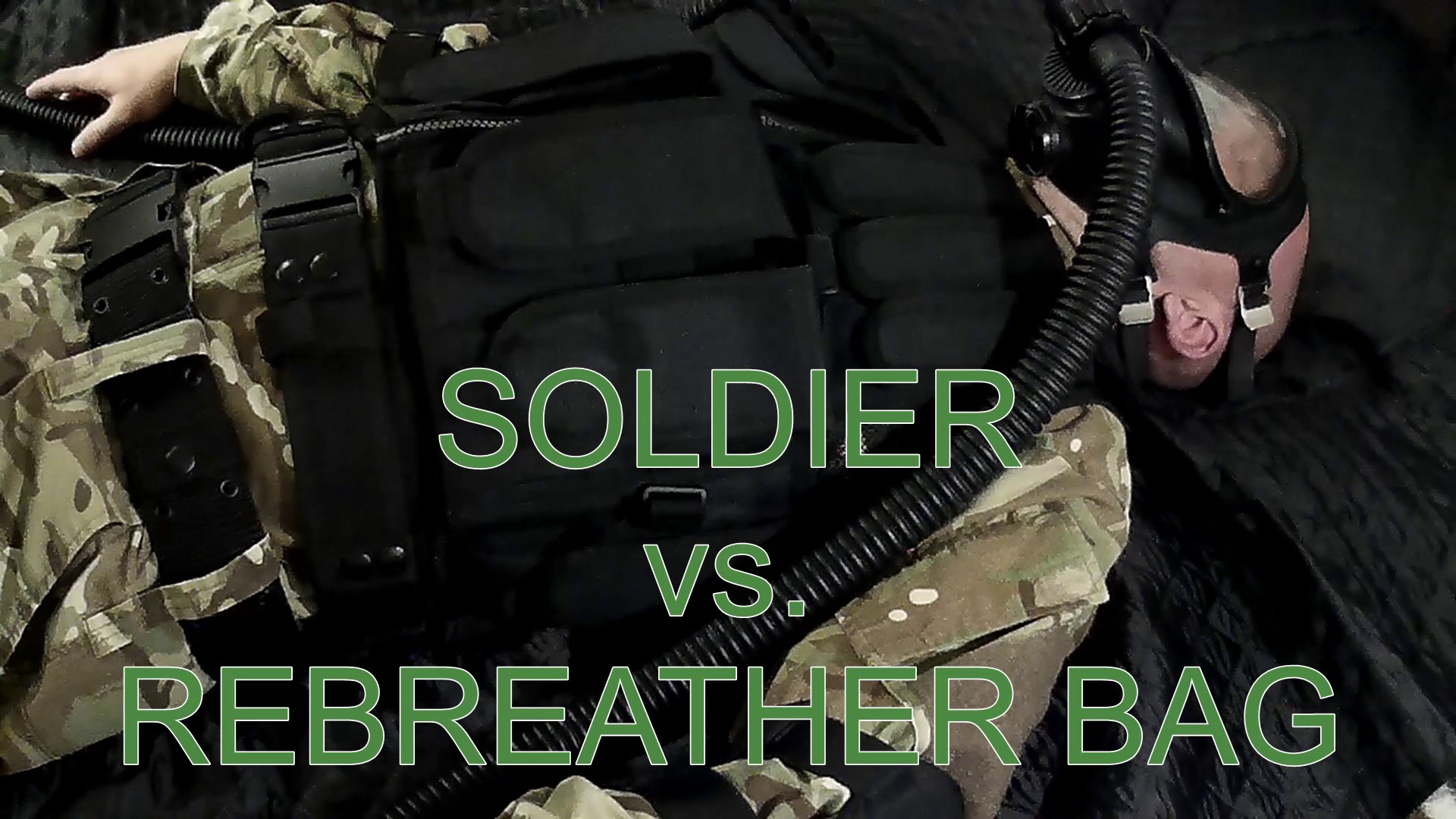 Soldier vs rebreather bag