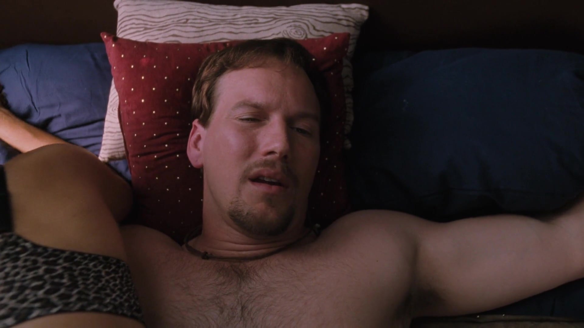 Patrick Wilson tied to bed
