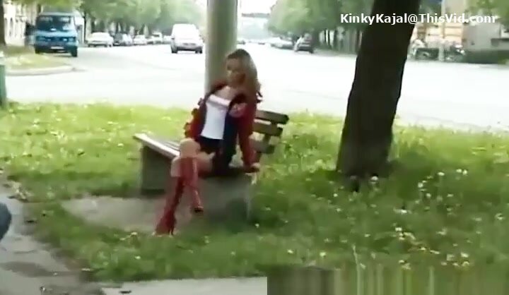 Hot naughty girls pissing in public