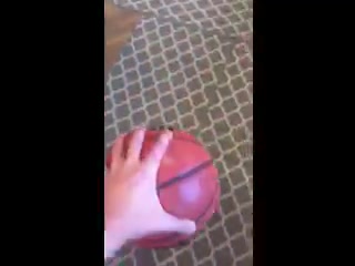 Giant palming a basketball