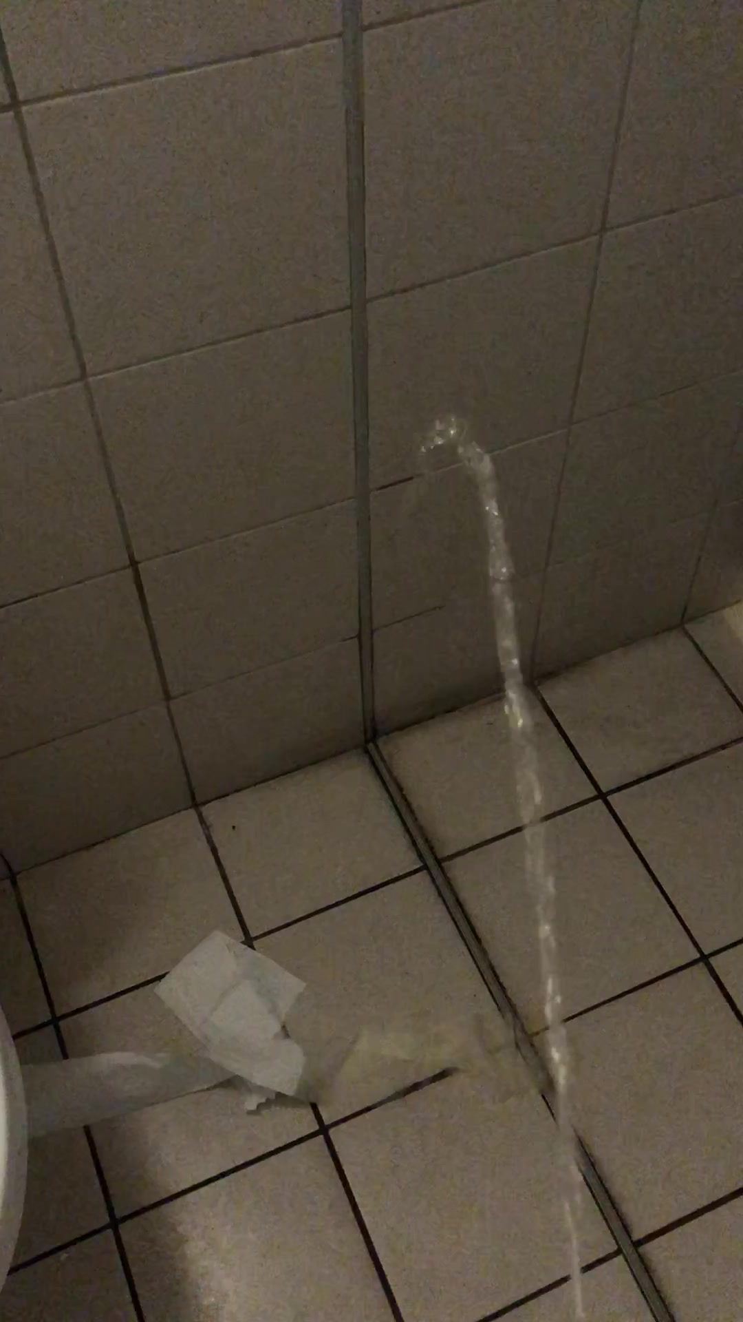 piss all over toilet floor