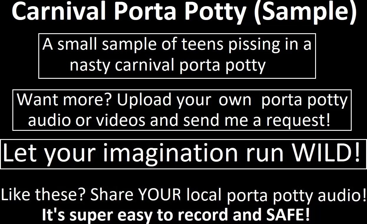 Carnival Porta Potty (Sample)