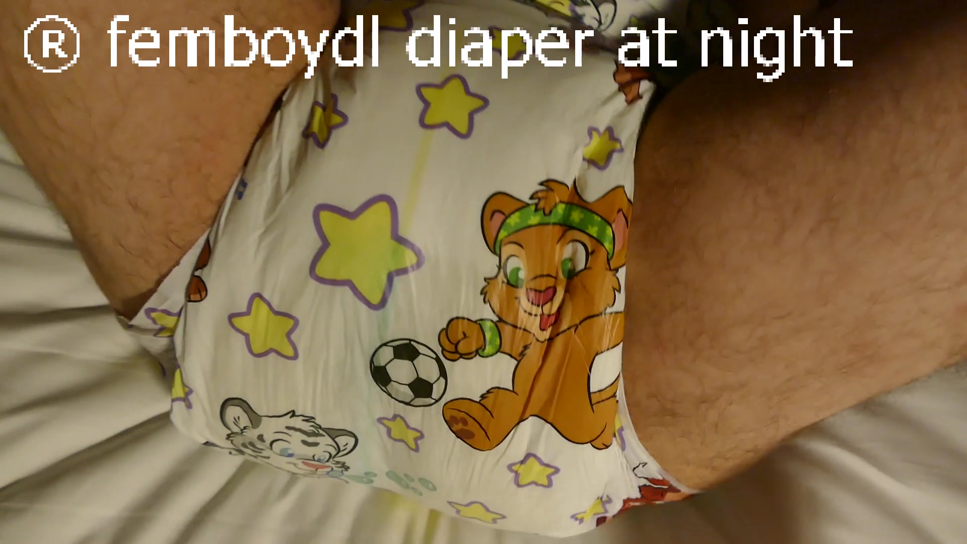 woke up in the middle of the night - wet my cute crinklz diaper