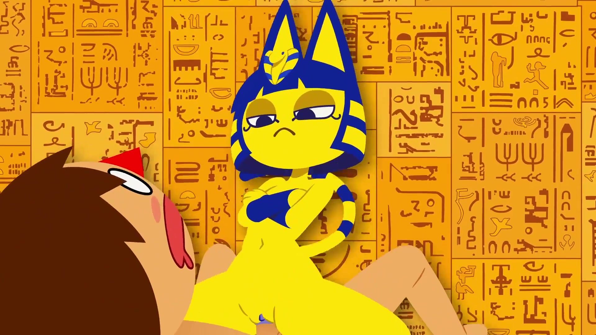 Animal crossing egyptian cat porn meme