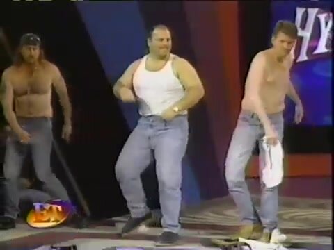 Hot constructor workers hypnotised on live tv