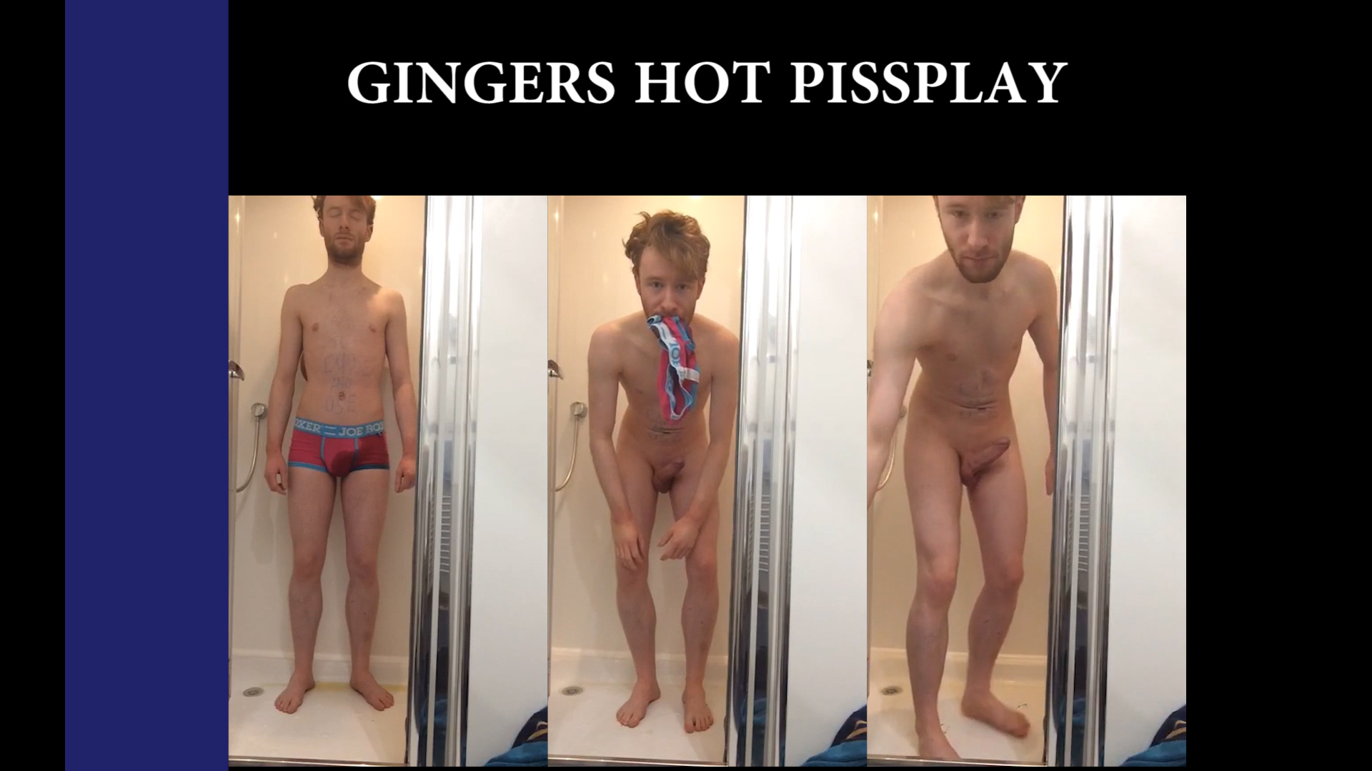 Hot Ginger Piss And Taste His Pants