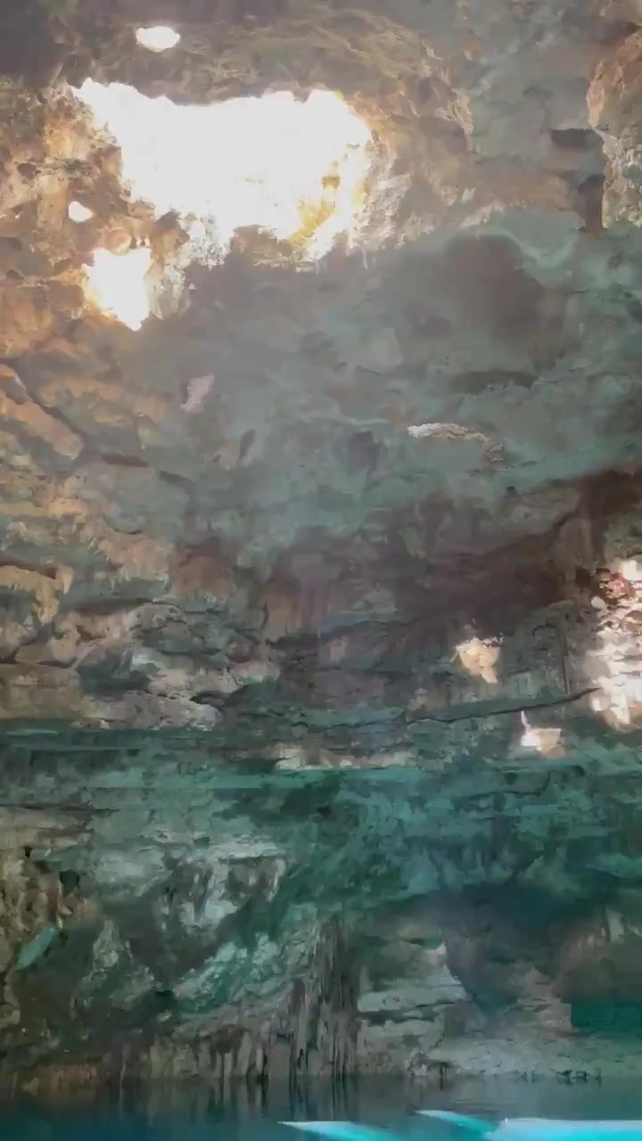 Naked guy in a lagoon