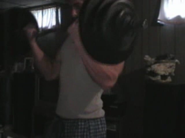 vintage muscle webcam - young ...  doing curls