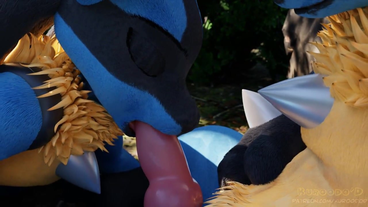 Furry: Pokemon - Lucario Brothers Rests In theâ€¦ ThisVid.com