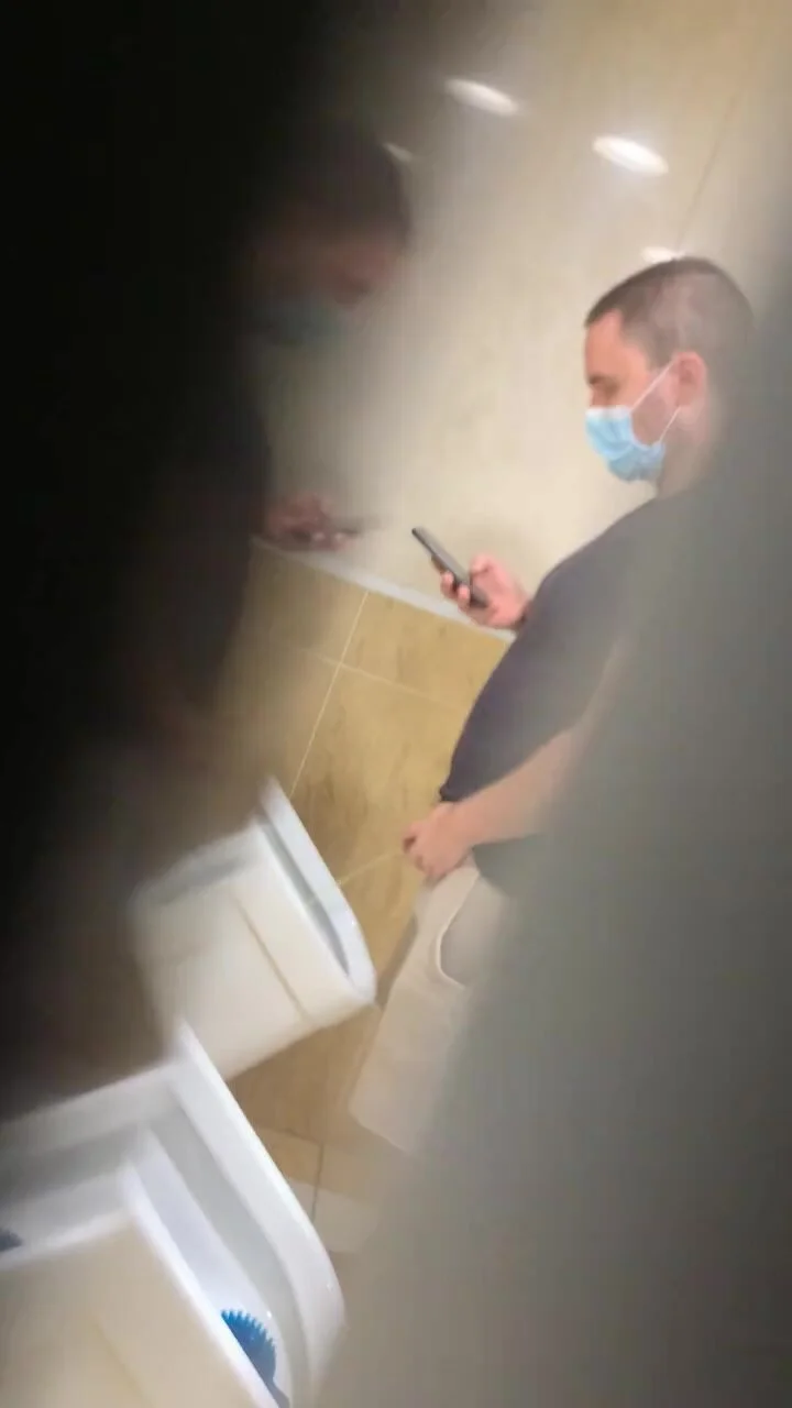 Video: Hot guys peeing in a restroom 1 - ThisVid.com