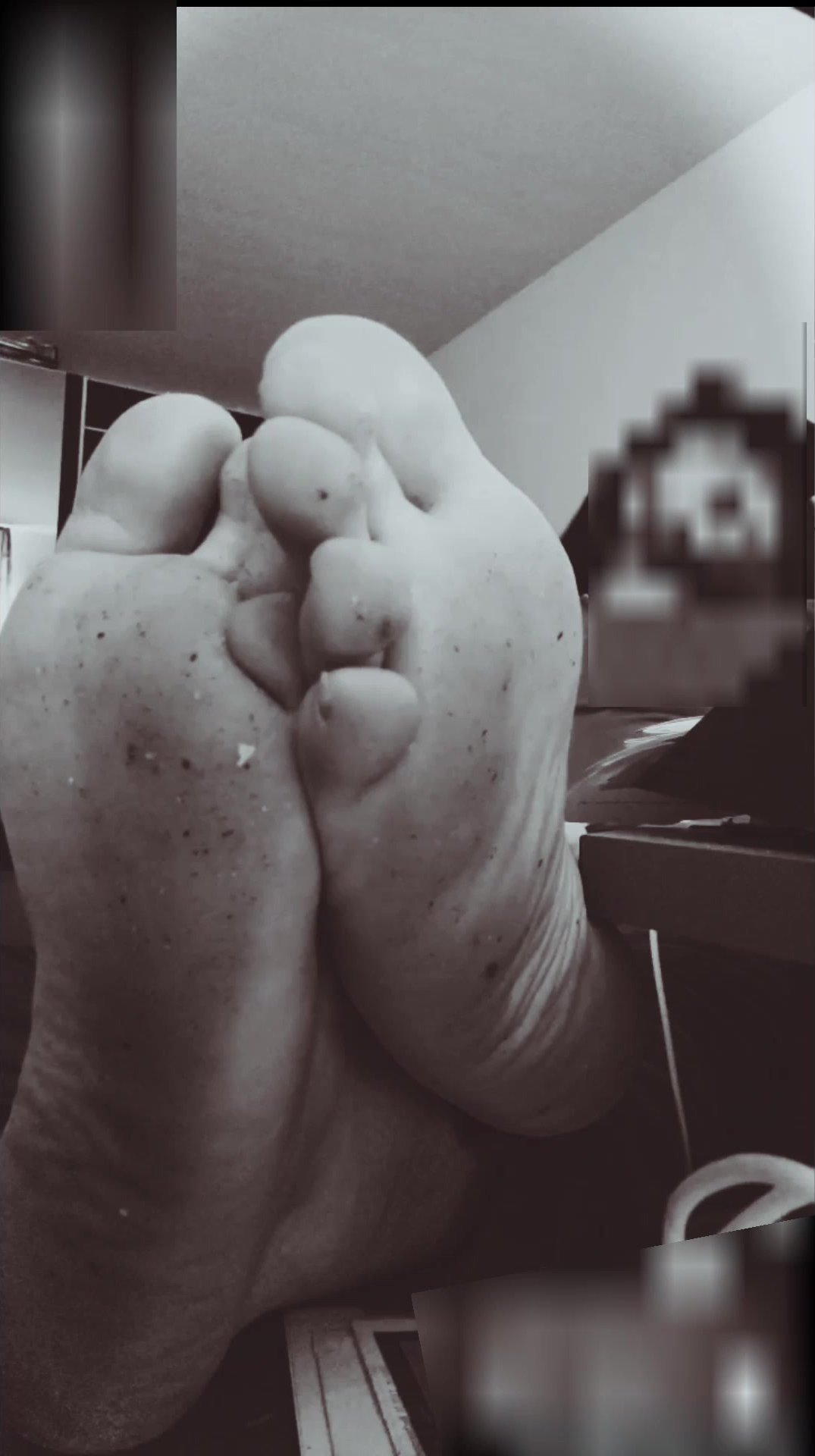 My dirty feet again