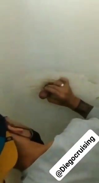 Gloryhole cruising toilet
