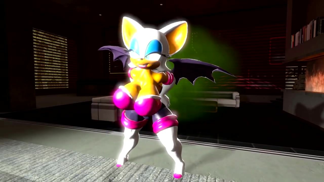 SFM Rouge the Farting Bat in her Apartment