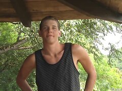 Str8 skater twink buck piss and pose naked