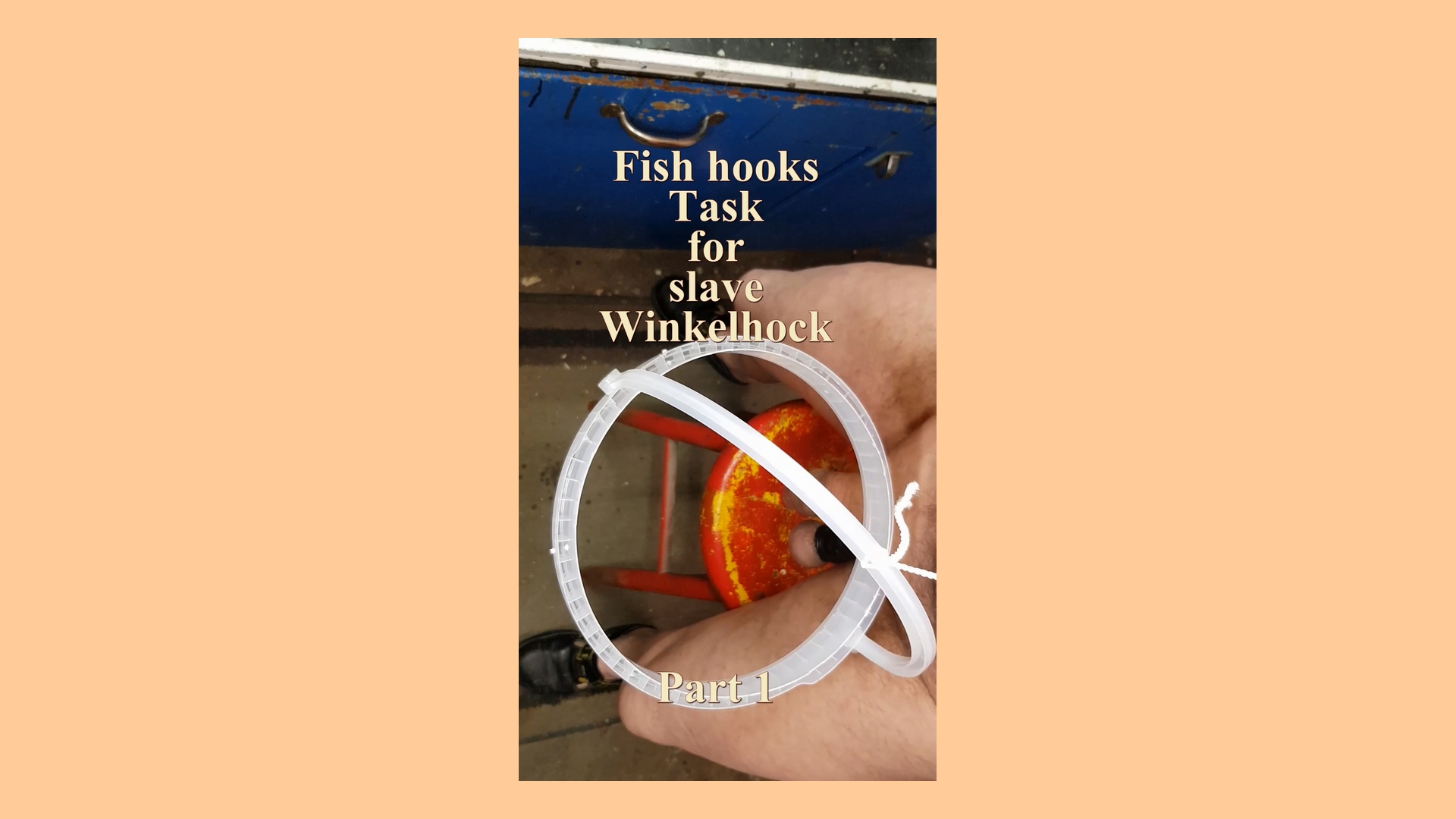 Foreskin fishing hooks task for slave Winkelhock Part1