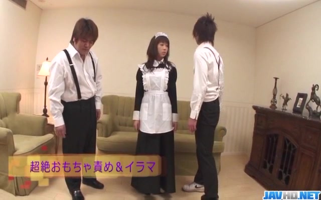Aiuchi Sh... Japan maid, sucks her horny master - More at j...net