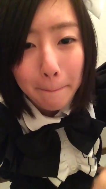 cute japanese girl pooping selfie