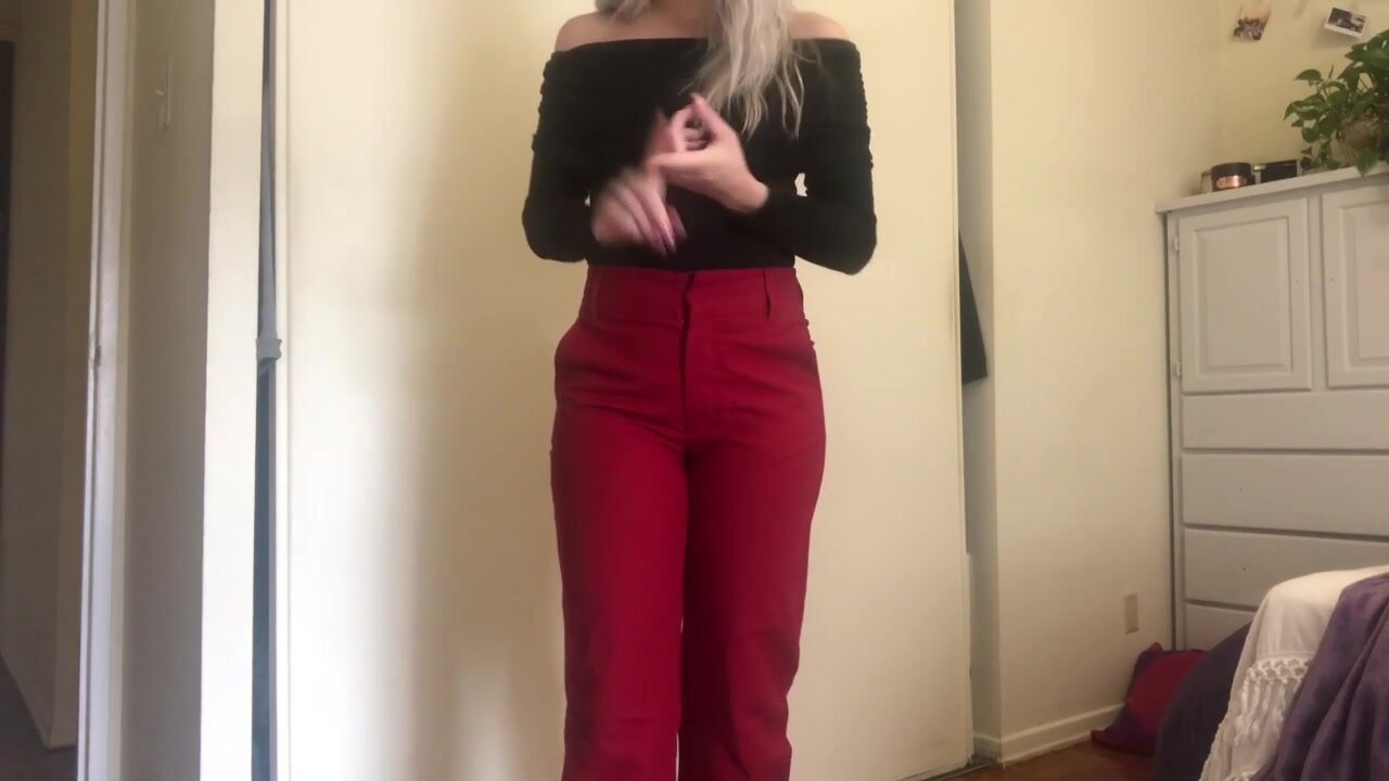 Red pants wetting