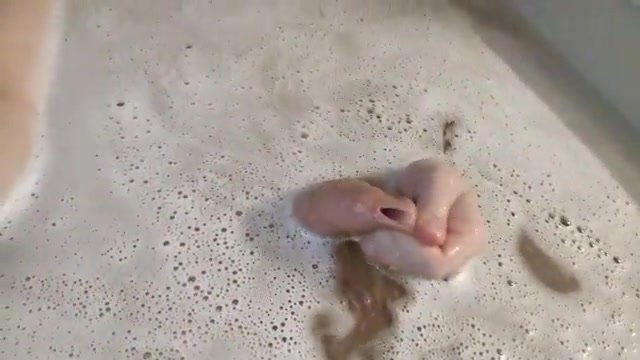 Bubble bath time fun