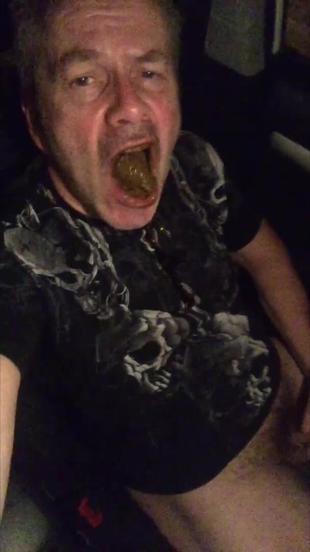 Eating my shit in my car
